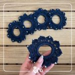 Dark green hair band