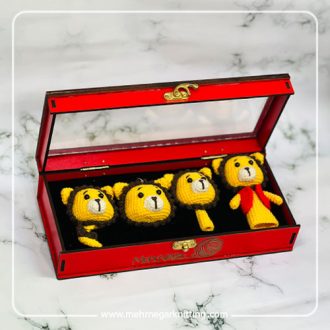 lion Four-piece stationery set box