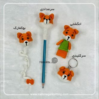 ست لوازم التحریر چهار تیکه روباه